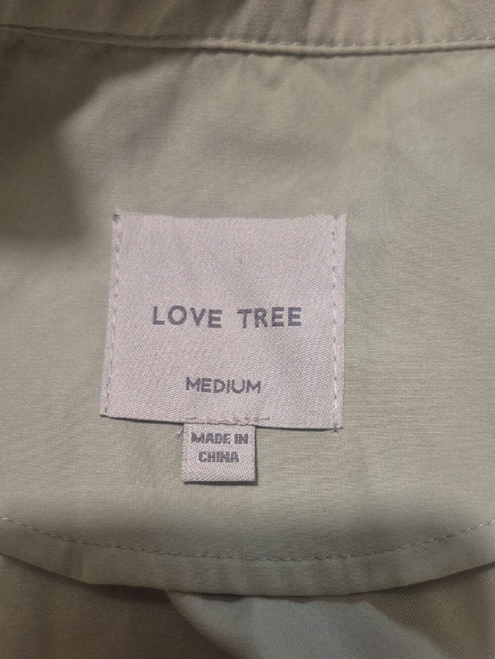 Love Tree Light Sage Utility Drawstring Jacket - Picture 10 of 12
